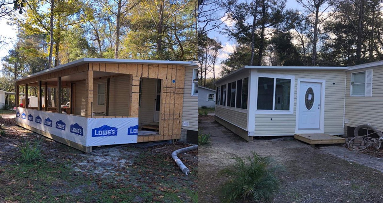 Rivera's Flooring Addition Job