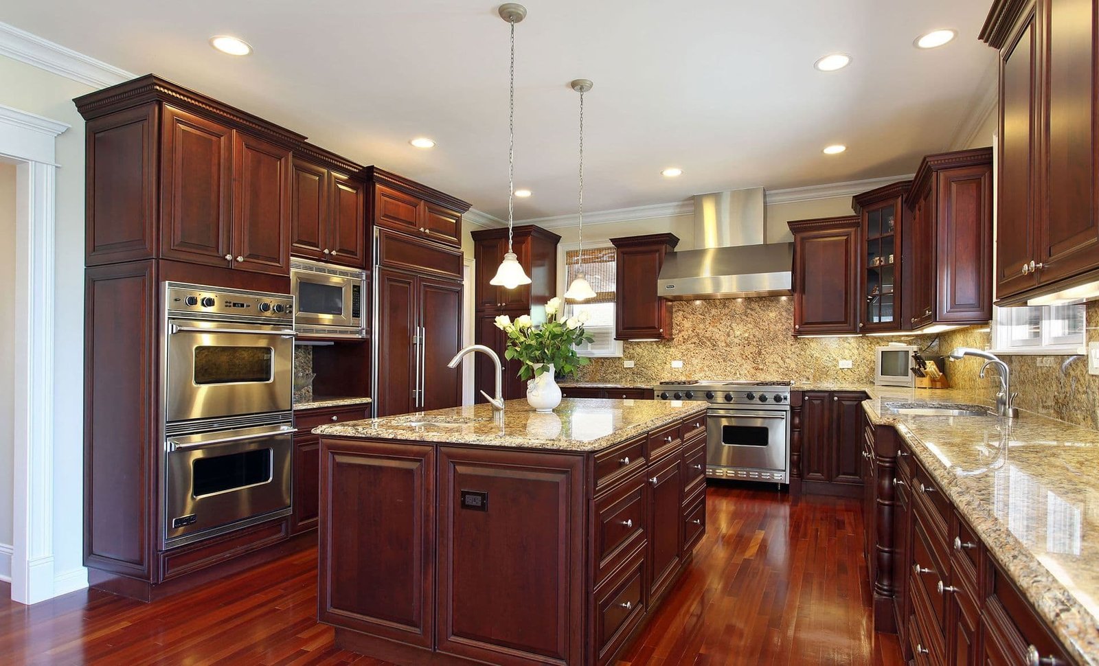 Rivera's Flooring Kitchen cabinet job